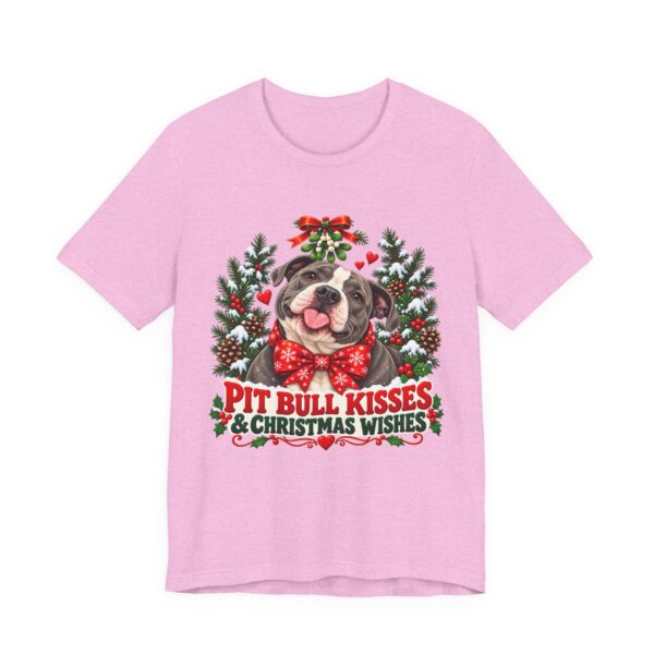 2784702498719949210_2048-1.jpeg Pit Bull Kisses & Christmas Wishes T-Shirt
