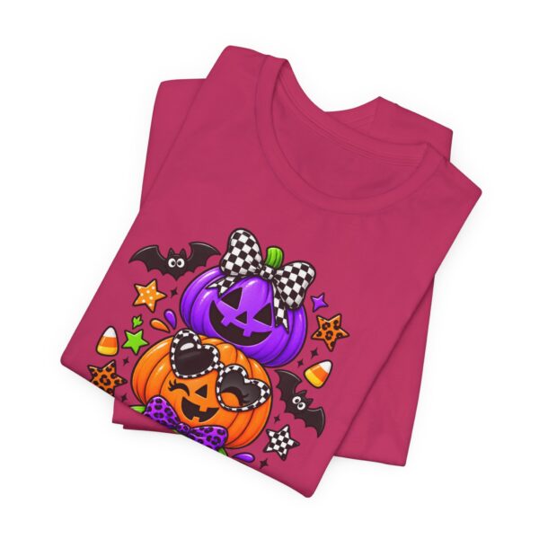 3292084884894139308_2048.jpeg Happy Halloween Stack Pumpkin T-Shirt