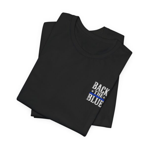 371941090649915495_2048.jpeg Thin Blue Line Flag T-Shirt — Back the Blue Police Support Tee