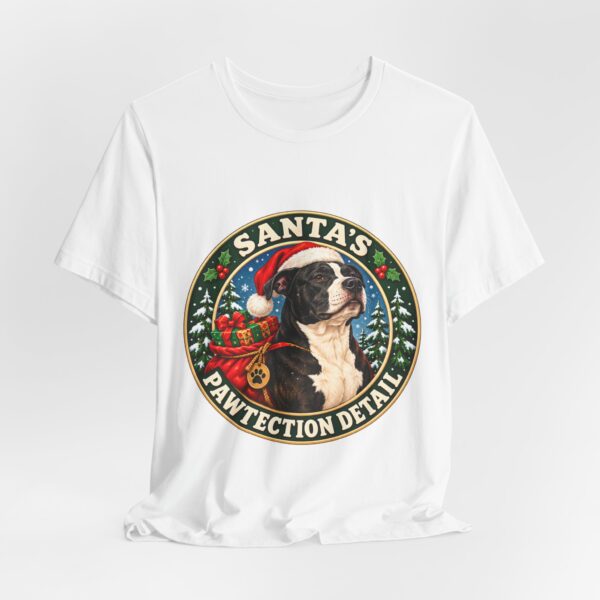 3856772216697532514_2048.jpeg Santa's Pawtection Detail Christmas Pitty T-Shirt