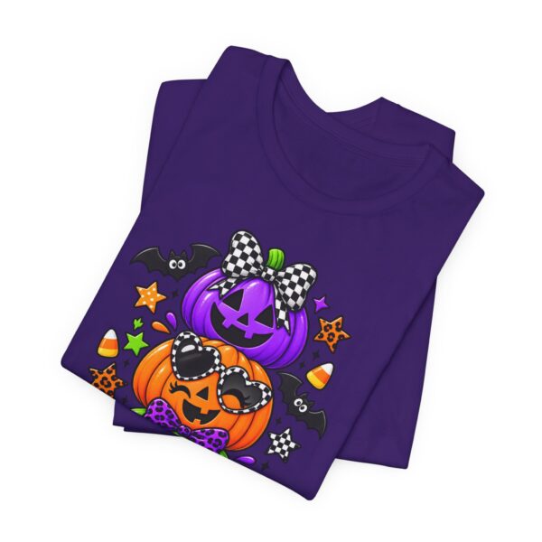 4051911427895770691_2048.jpeg Happy Halloween Stack Pumpkin T-Shirt