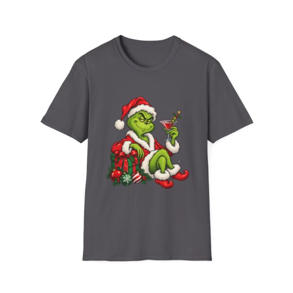 4123268582940577472_2048.jpeg Grinch Santa Cocktail T-Shirt — Funny Christmas Holiday Tee