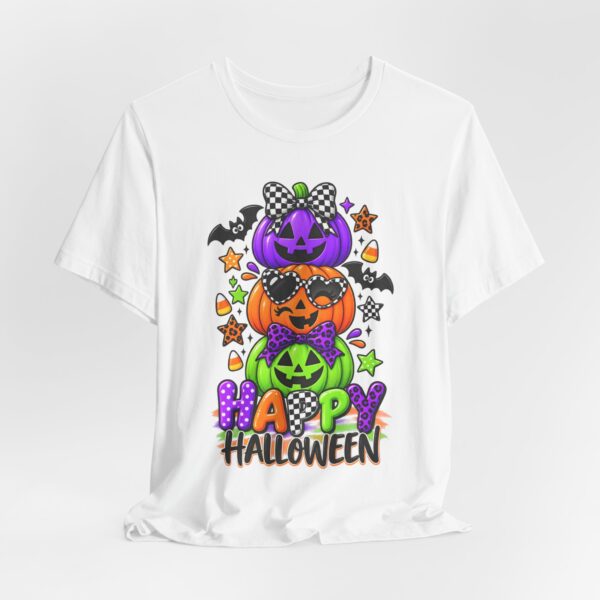 4181617252211166665_2048.jpeg Happy Halloween Stack Pumpkin T-Shirt
