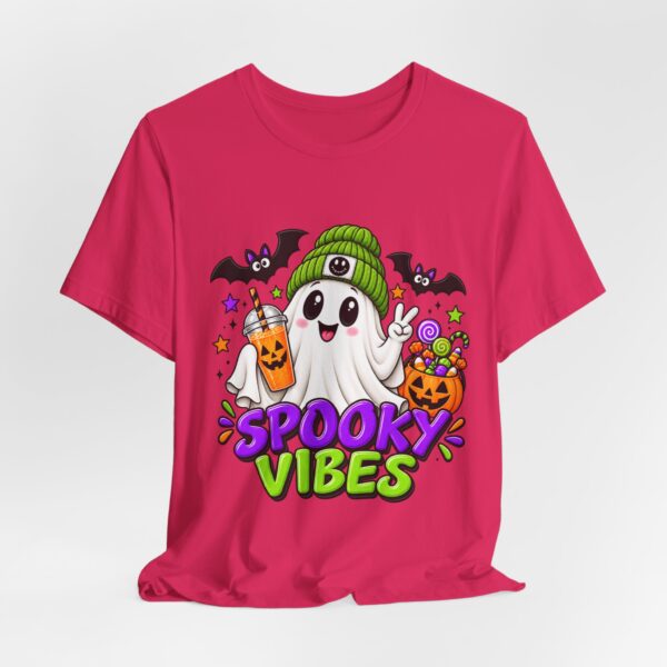 4190859187788333242_2048.jpeg Spooky Vibes T-Shirt — Cute Ghost Halloween Tee