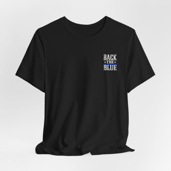 4358249147752713408_2048.jpeg Thin Blue Line Flag T-Shirt — Back the Blue Police Support Tee