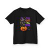4486912955146475741_2048.jpeg Kids Halloween Tee — "Too Cute to Spook" Black Cat Pumpkin Design