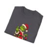 4623939534346264332_2048.jpeg Grinch Santa Middle Finger T-Shirt