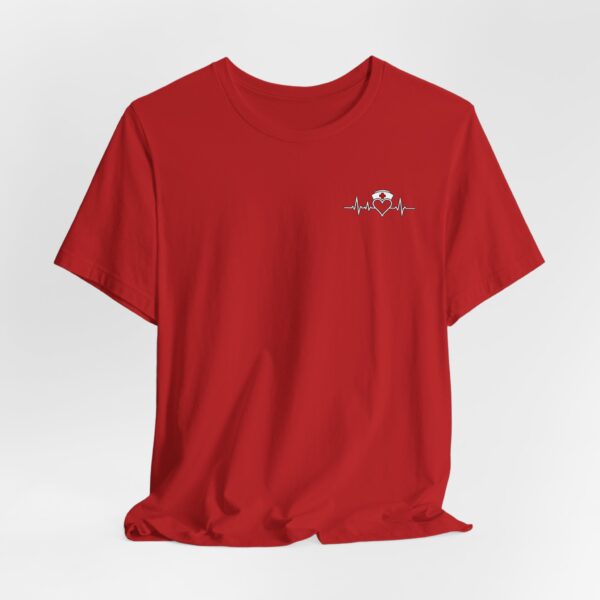 4716276422953555286_2048.jpeg Nurse Appreciation T-Shirt - "Nurses Make a Difference Every Day" Floral Stethoscope Design