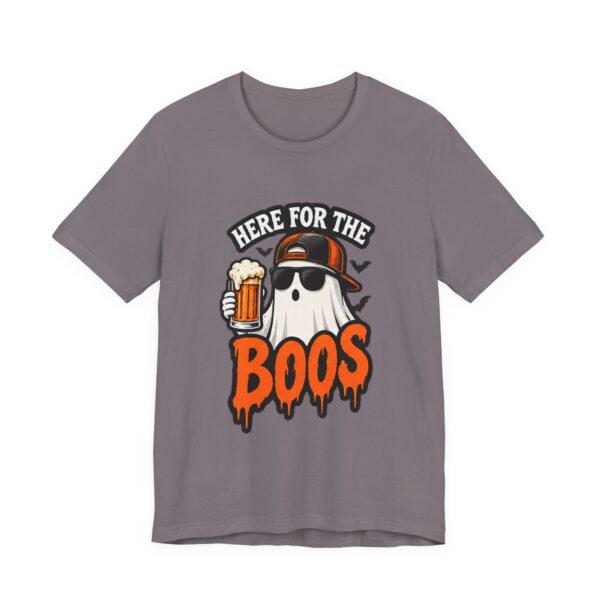 473019341002290989_2048.jpeg Here For The Boos Halloween Tee – Funny Ghost Beer Shirt