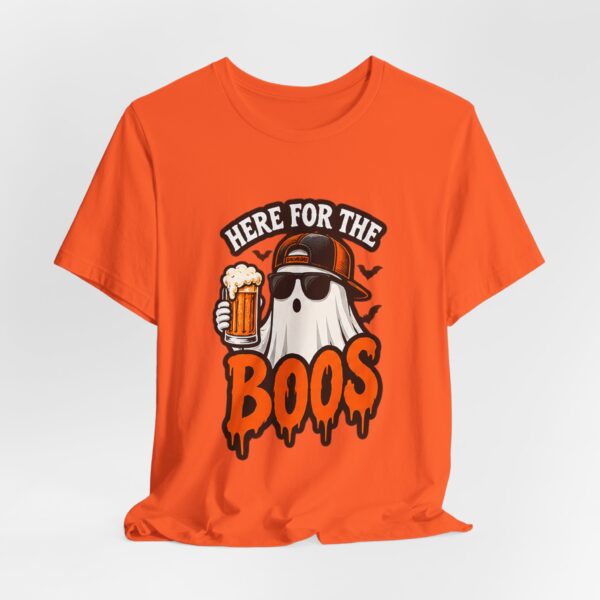 4758879284809763305_2048.jpeg Here For The Boos Halloween Tee – Funny Ghost Beer Shirt