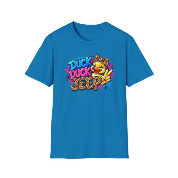 4760722017308456696_2048.jpeg Duck Duck Jeep Cute Graphic T-Shirt — Leopard Print Duck Design