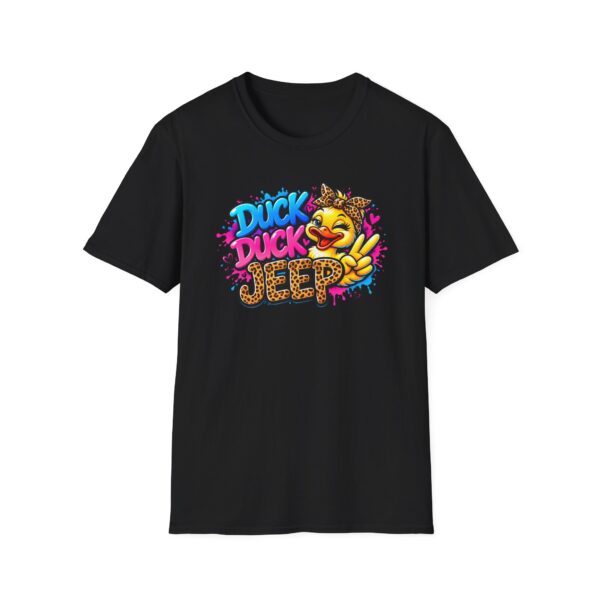 476237056527679914_2048.jpeg Duck Duck Jeep Cute Graphic T-Shirt — Leopard Print Duck Design