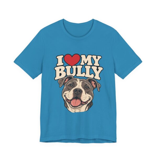 487351061385319244_2048.jpeg I Love My Bully T-Shirt - Cute Pitbull Dog Lover Tee