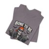 5083847393586426189_2048.jpeg Bone to Be Wild Biker Skull T-Shirt