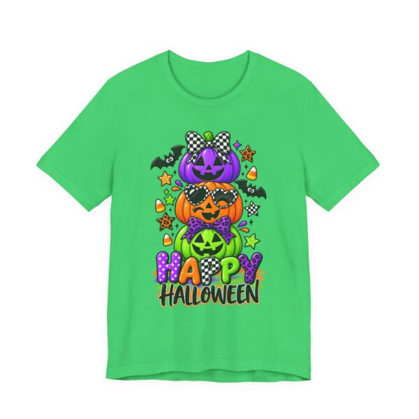 5093493360730816794_2048.jpeg Happy Halloween Stack Pumpkin T-Shirt