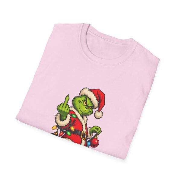 5209176804083158864_2048.jpeg Grinch Santa Middle Finger T-Shirt