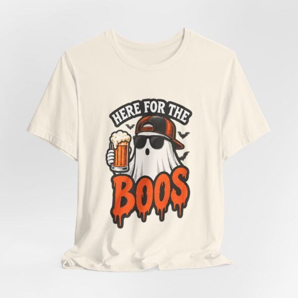 5632743088462656586_2048.jpeg Here For The Boos Halloween Tee – Funny Ghost Beer Shirt