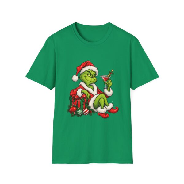 5728248994609687139_2048.jpeg Grinch Santa Cocktail T-Shirt — Funny Christmas Holiday Tee