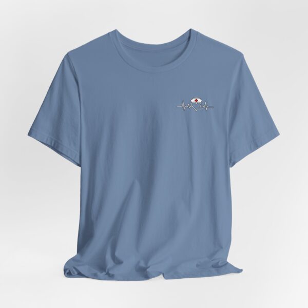 5913335116591960911_2048.jpeg Nurse Appreciation T-Shirt - "Nurses Make a Difference Every Day" Floral Stethoscope Design
