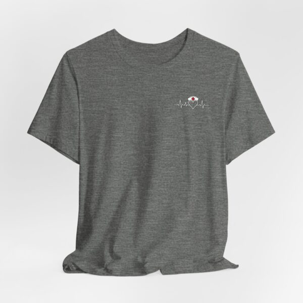 6274626431918460397_2048.jpeg Nurse Appreciation T-Shirt - "Nurses Make a Difference Every Day" Floral Stethoscope Design