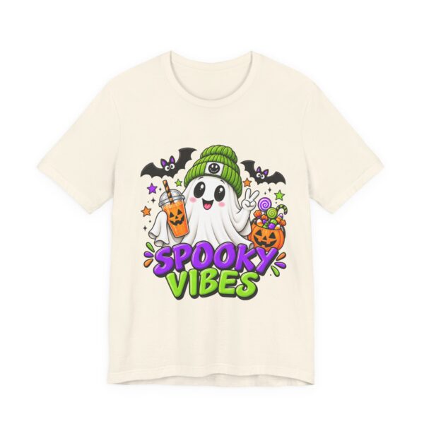 6425474419098452258_2048.jpeg Spooky Vibes T-Shirt — Cute Ghost Halloween Tee