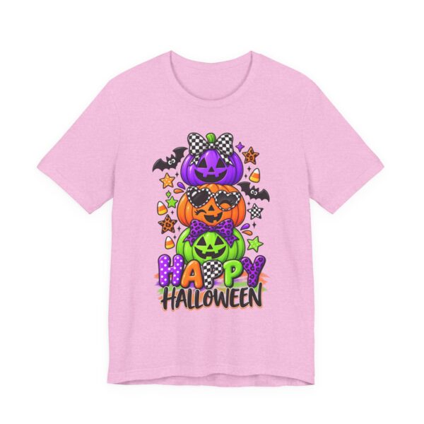 6478549703127683630_2048.jpeg Happy Halloween Stack Pumpkin T-Shirt