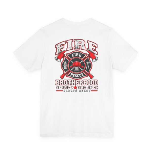 6764973890285674758_2048.jpeg Firefighter Brotherhood T‑Shirt — Fire Rescue Service & Sacrifice Tee