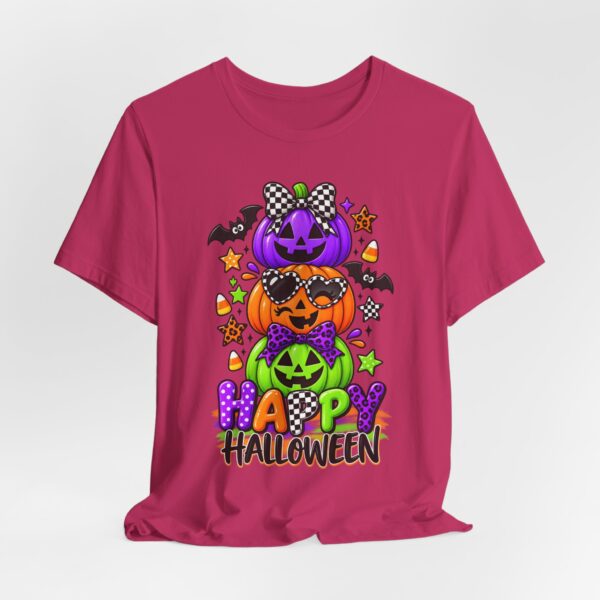 6767634275374996515_2048.jpeg Happy Halloween Stack Pumpkin T-Shirt