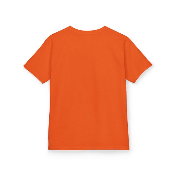 6986188914303187515_2048.jpeg Kids Halloween Tee — "Too Cute to Spook" Black Cat Pumpkin Design