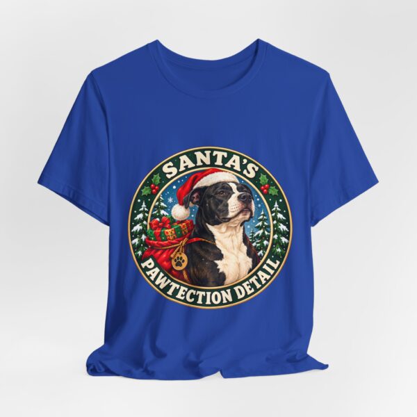 7107615148042351815_2048.jpeg Santa's Pawtection Detail Christmas Pitty T-Shirt