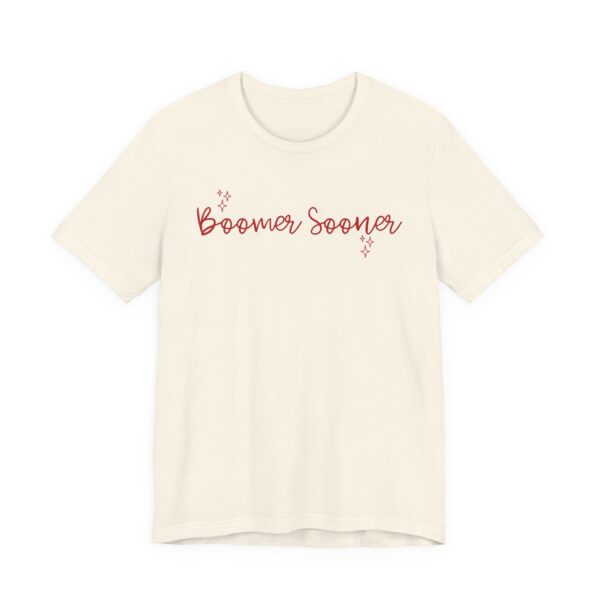 7139575112124685816_2048.jpeg Boomer Sooner Script T-Shirt — Oklahoma Football Fan Tee