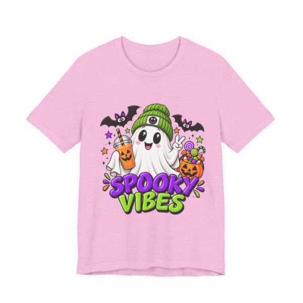 747768894664398495_2048.jpeg Spooky Vibes T-Shirt — Cute Ghost Halloween Tee