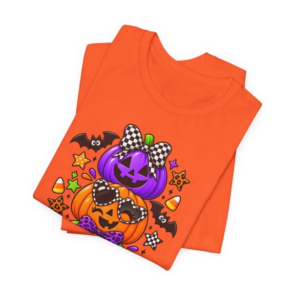 7639111473040841220_2048.jpeg Happy Halloween Stack Pumpkin T-Shirt