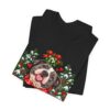 7646044006568684172_2048-1.jpeg Pit Bull Kisses & Christmas Wishes T-Shirt