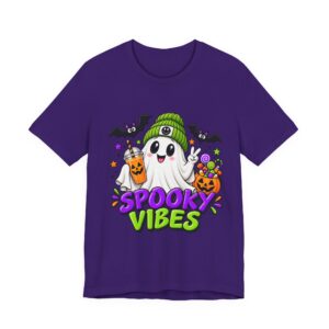 Spooky Vibes T-Shirt — Cute Ghost Halloween Tee