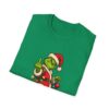 8304204004488543543_2048.jpeg Grinch Santa Middle Finger T-Shirt