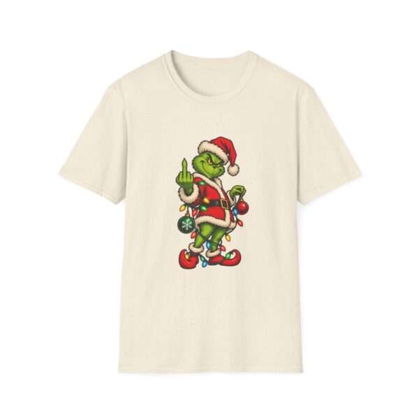 8506463757413884434_2048.jpeg Grinch Santa Middle Finger T-Shirt
