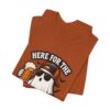 8633456955168019227_2048.jpeg Here For The Boos Halloween Tee – Funny Ghost Beer Shirt