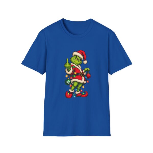 8795195987259648614_2048.jpeg Grinch Santa Middle Finger T-Shirt