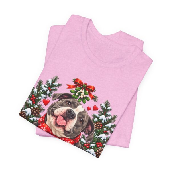 8922261001366597333_2048-1.jpeg Pit Bull Kisses & Christmas Wishes T-Shirt