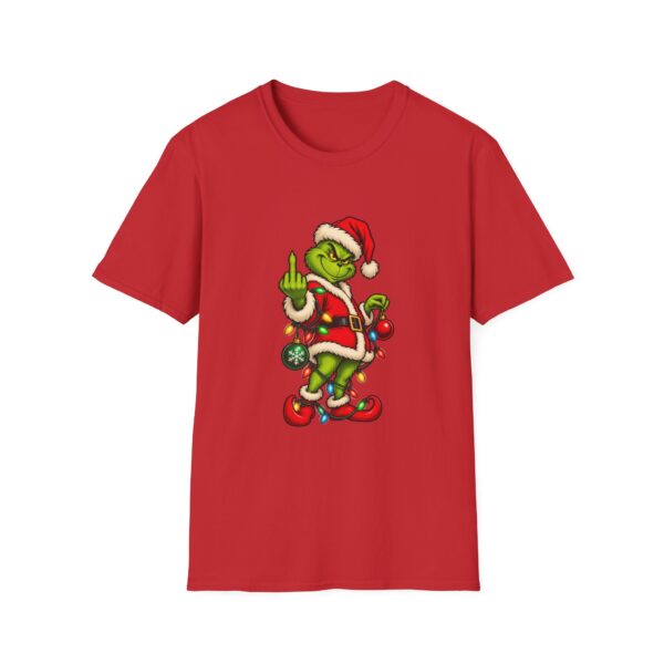 8981932110245334715_2048.jpeg Grinch Santa Middle Finger T-Shirt