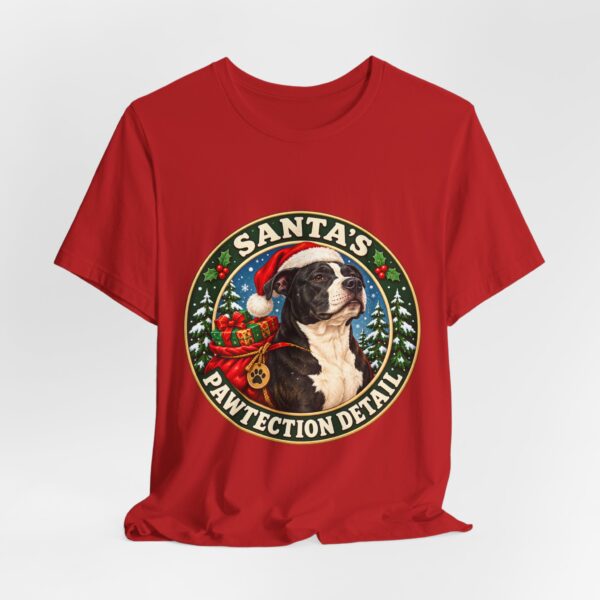 900786041332959587_2048.jpeg Santa's Pawtection Detail Christmas Pitty T-Shirt