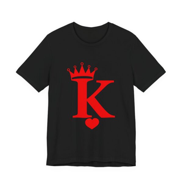 9525619685387126371_2048.jpeg King of Hearts T-Shirt — Playing Card Graphic Tee