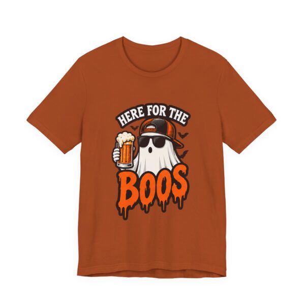 970195879299719787_2048.jpeg Here For The Boos Halloween Tee – Funny Ghost Beer Shirt